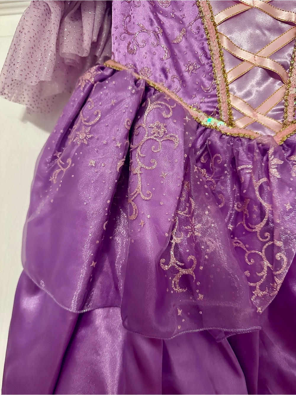 Disney Princess Rapunzel Girl’s Costume - Size XS (3-4T) - Picture 7 of 11